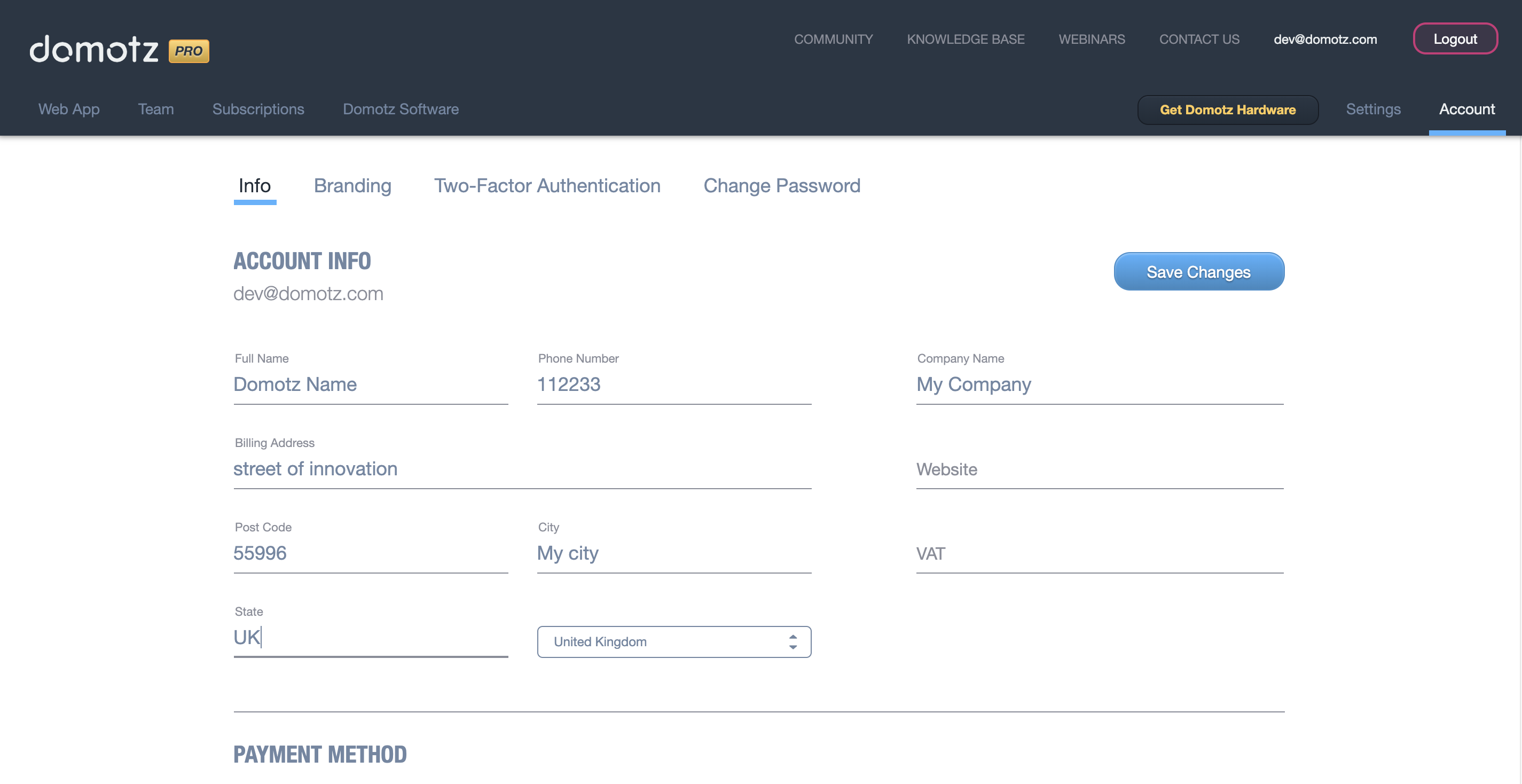 Account Management and Subscriptions screenshot 1