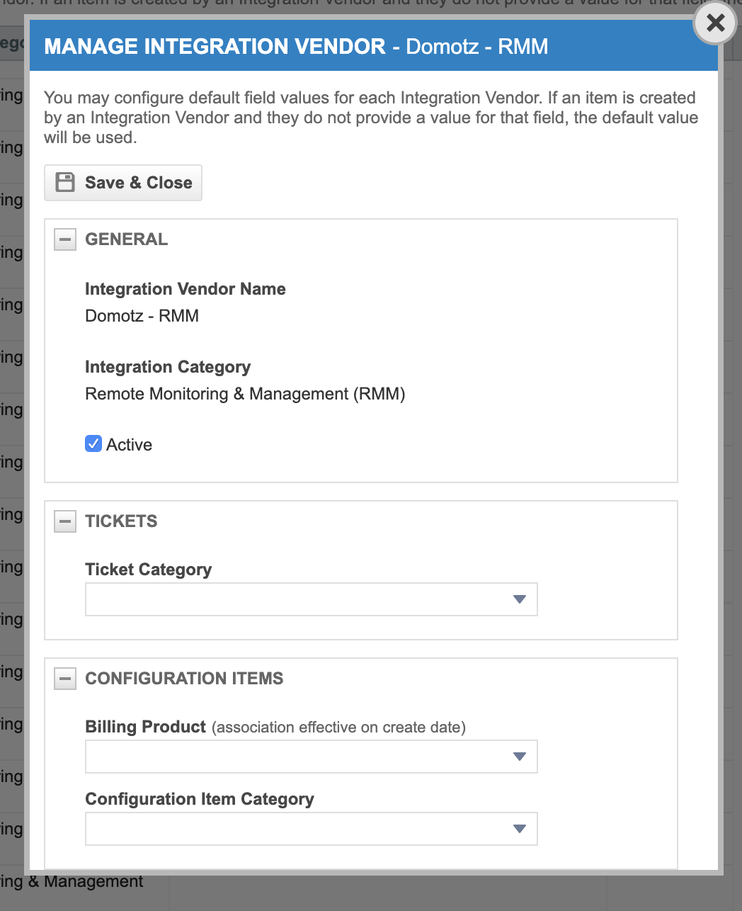 Domotz Autotask Integration screenshot 4