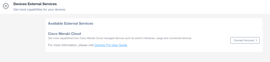 Domotz Cisco Meraki Hardware Integration screenshot 2