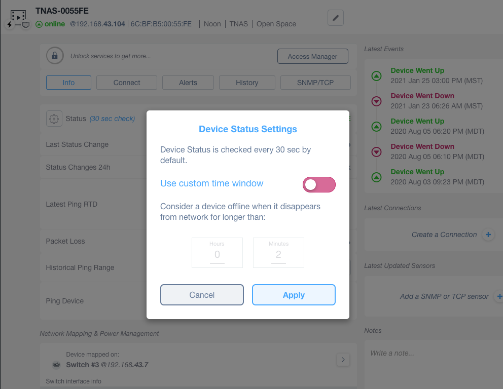 Device management Overview screenshot 13