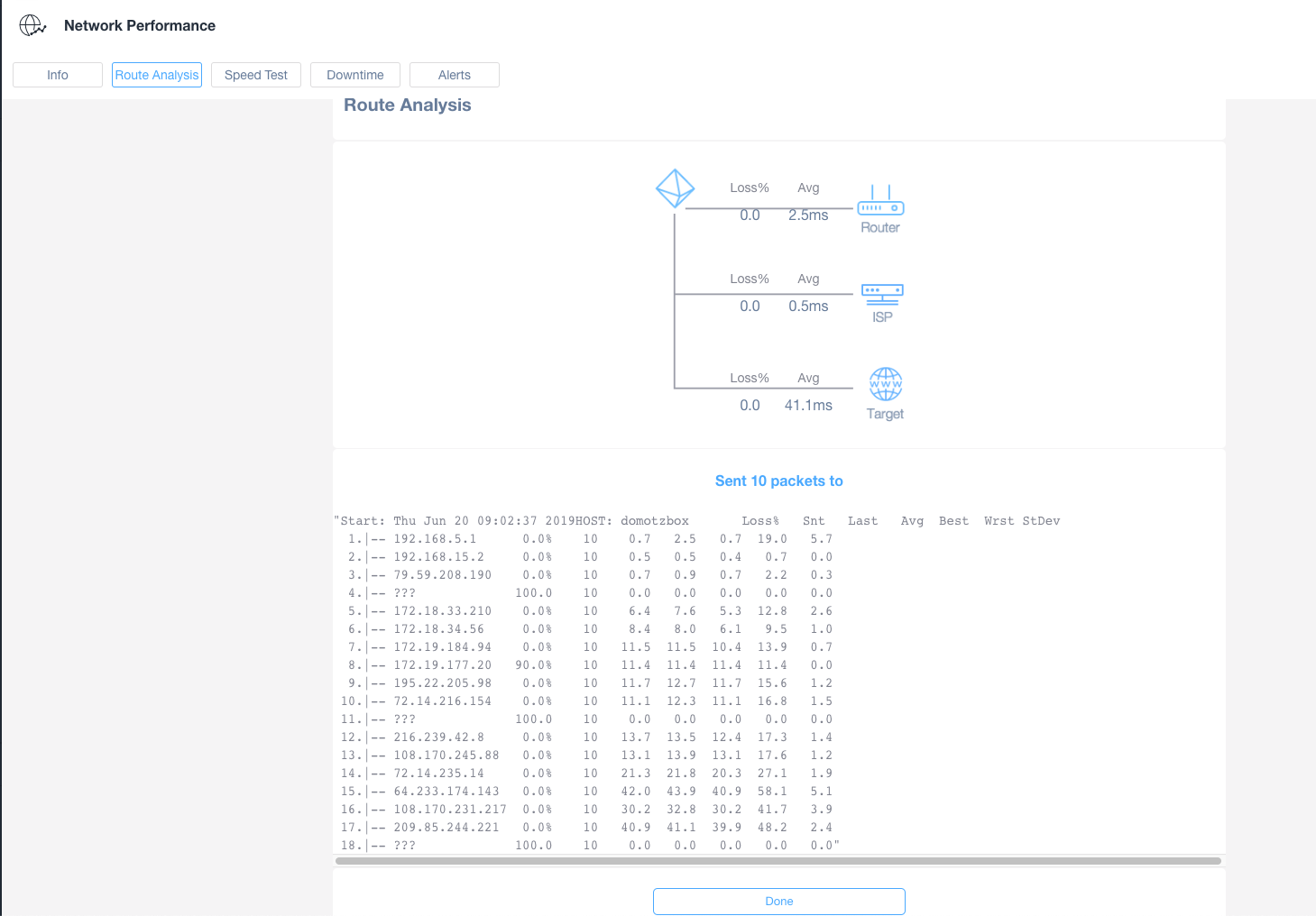 Network Performance Screenshot 4