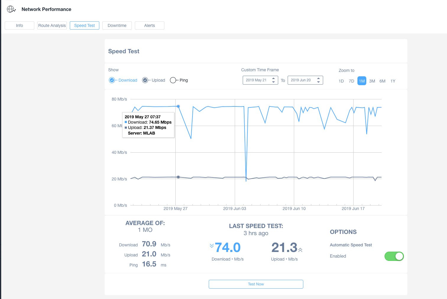 Network Performance Screenshot 5