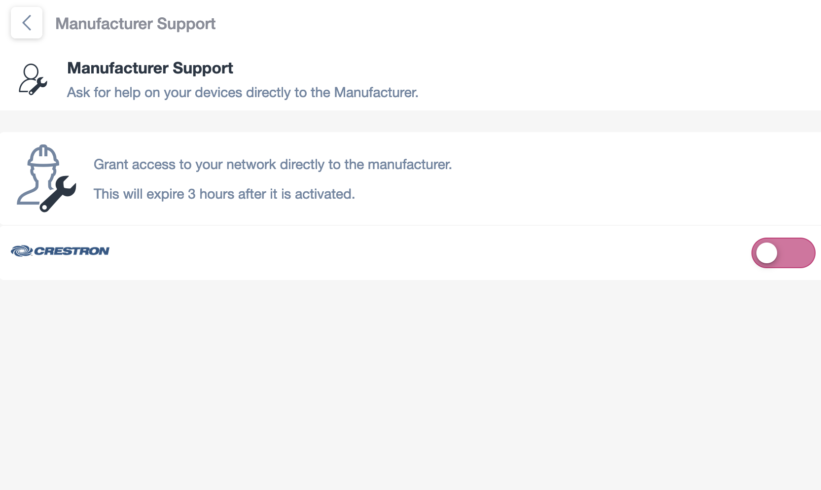 Manufacturer Support screenshot 1