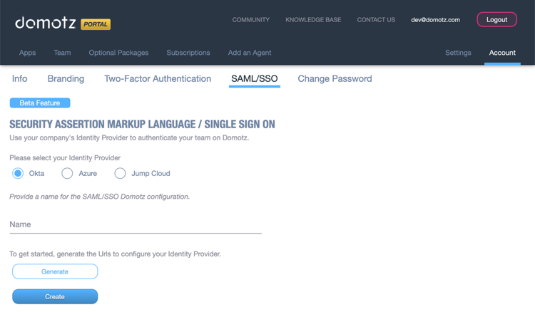 SAML/SSO Authentication screenshot 28
