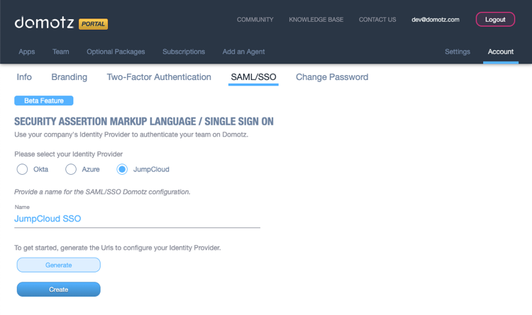 SAML/SSO Authentication screenshot 43