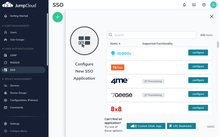 SAML/SSO Authentication screenshot 46