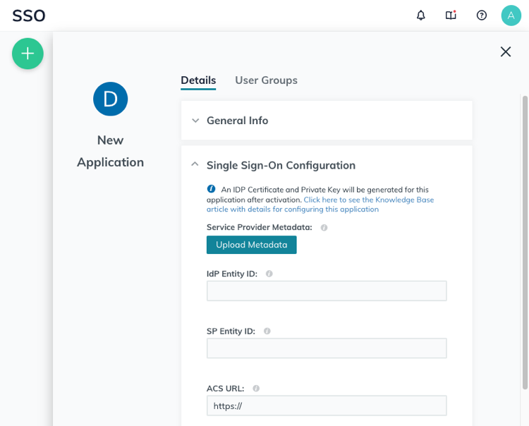 SAML/SSO Authentication screenshot 48