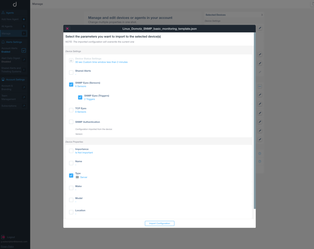 SNMP monitoring on Linux machines and MAC OS screenshot 11