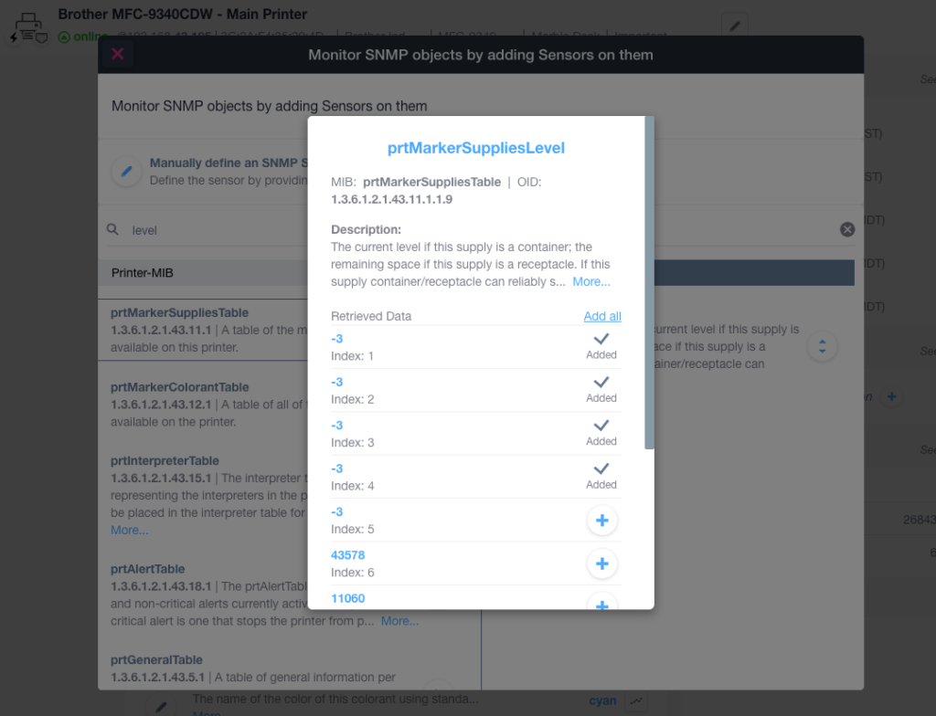 SNMP and TCP screenshot 7