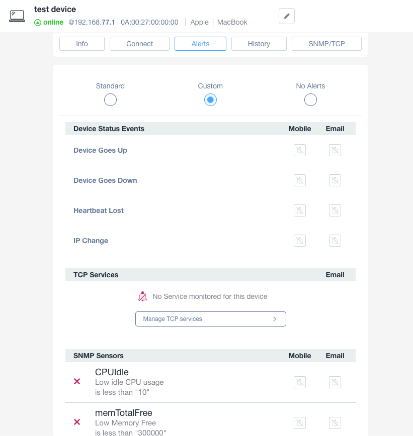 SNMP monitoring on Linux machines and MAC OS screenshot 8