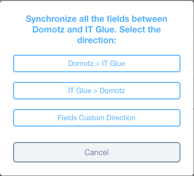 Domotz IT Glue integration screenshot 16