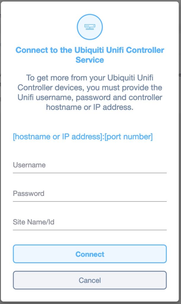 Domotz Ubiquiti UniFi Integration screenshot 2