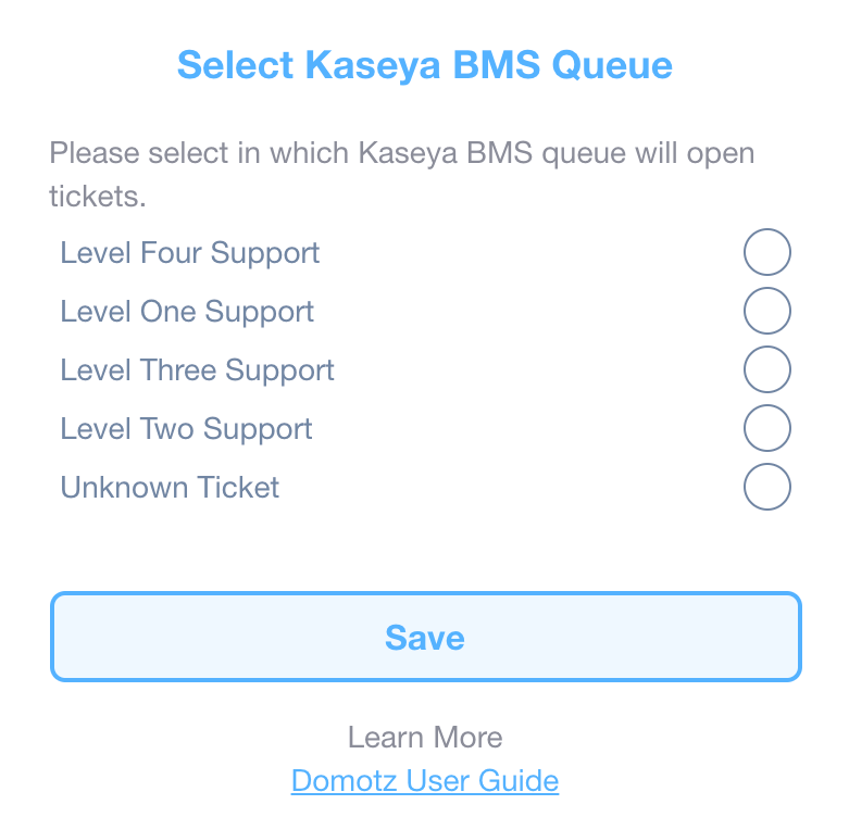 Domotz Kaseya BMS Integration screenshot 4