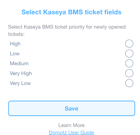 Domotz Kaseya BMS Integration screenshot 5