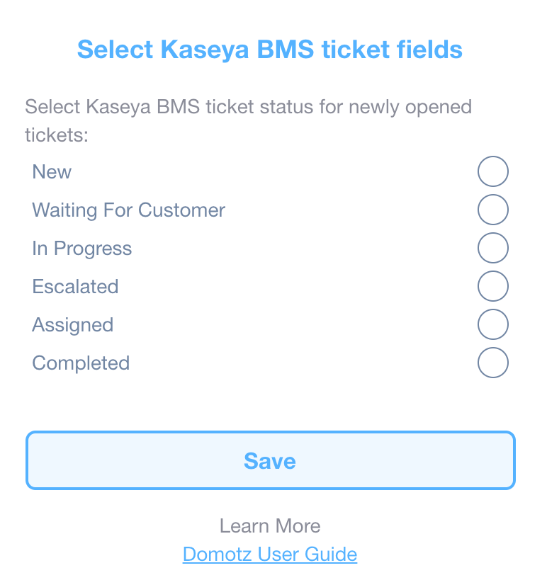 Domotz Kaseya BMS Integration screenshot 7