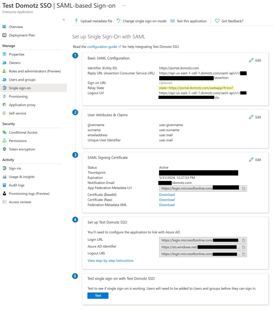 SAML/SSO Authentication screenshot 25