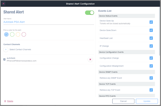 Domotz Autotask Integration screenshot 10