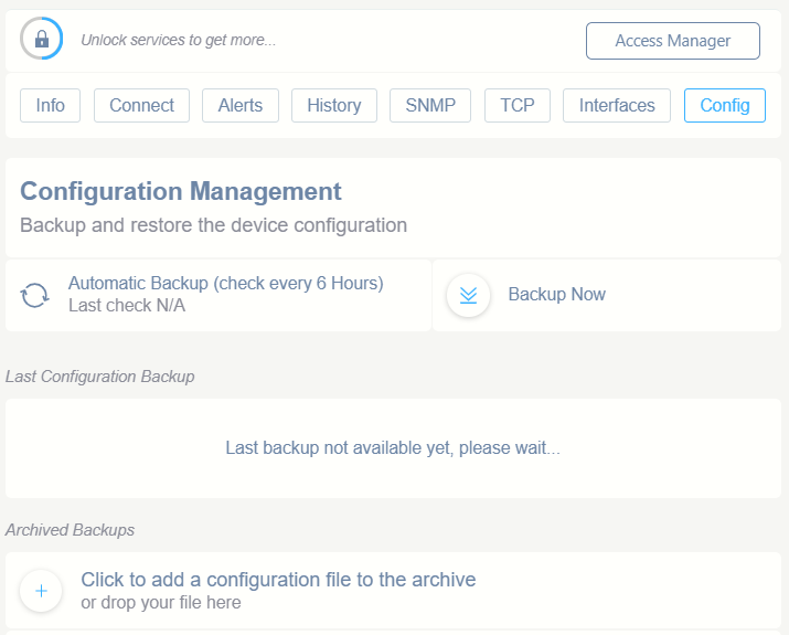 Network Configuration Management screenshot 2