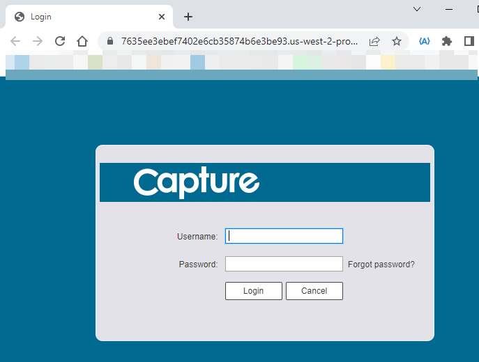 Showing an example of the access to a web configuration login page of a IP Camera