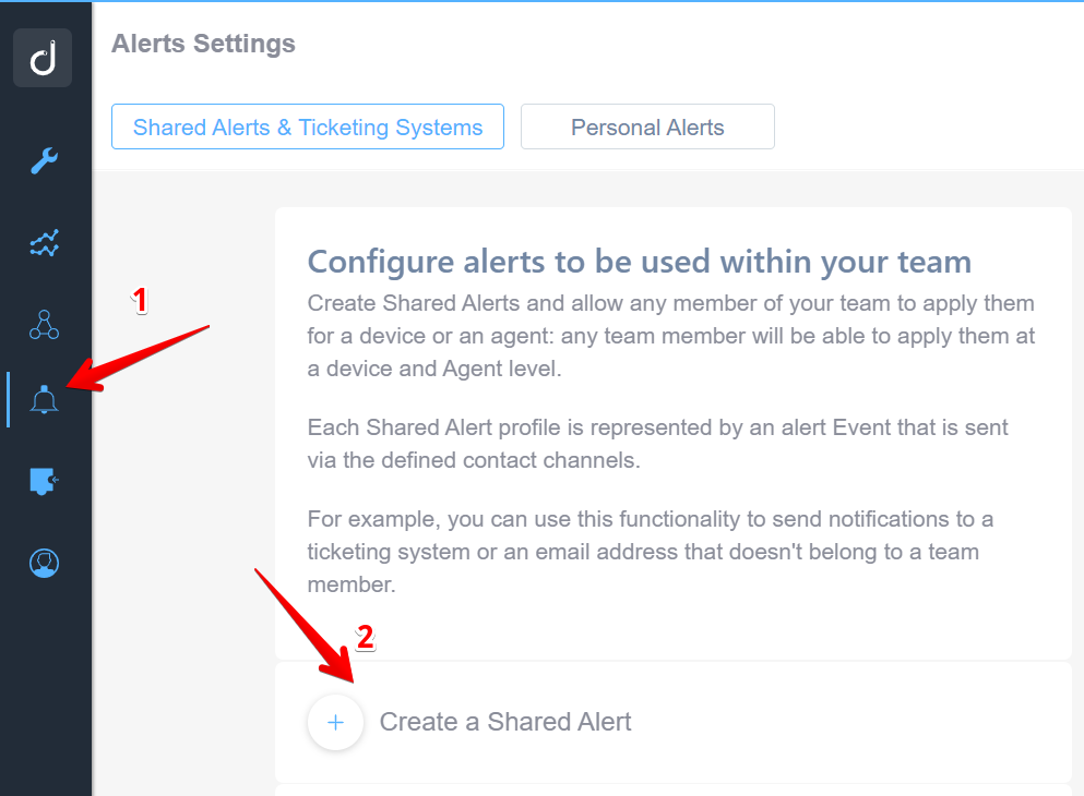 Configuring custom SNMP alerts for SNMP sensors on Domotz