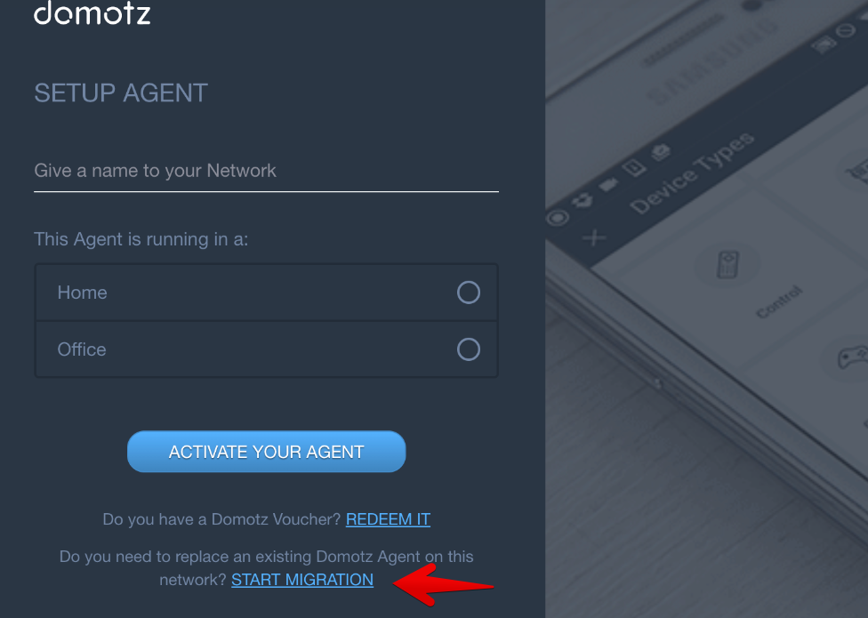 Move Domotz agent to new hardware steps to follow