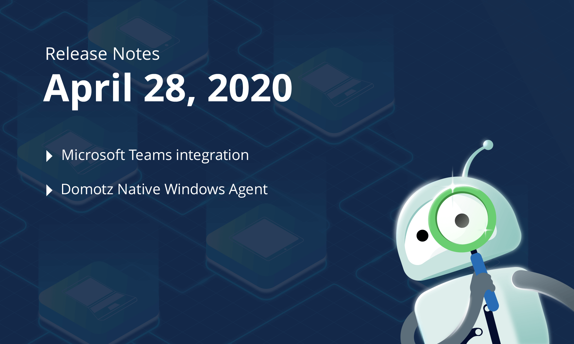 April 28th, 2020 - Microsoft Teams integration