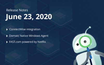June 23rd, 2020 – ConnectWise integration