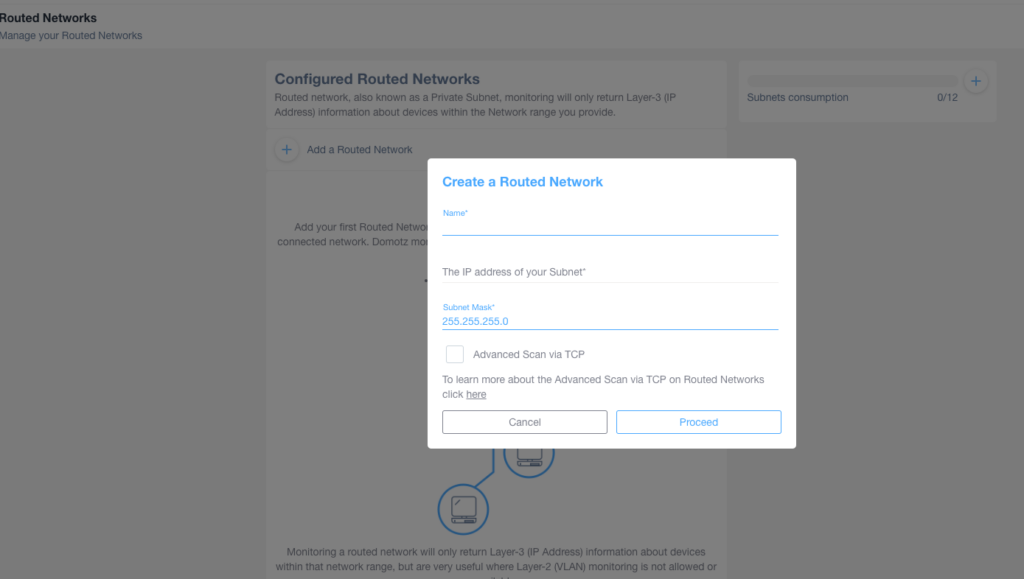 Create a routed network