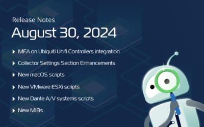 August 30, 2024 – Improved security and flexibility on Ubiquiti UniFi Controllers, additional integration scripts, enhancements, and more.