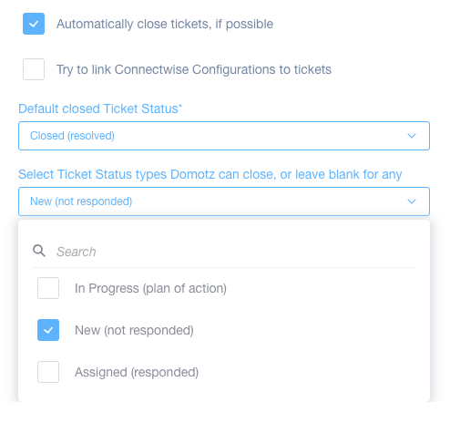 ConnectWise PSA ticketing system